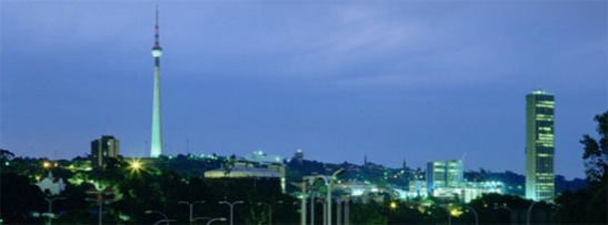 City of Johannesburg at night