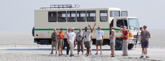 An over-forties small group safari