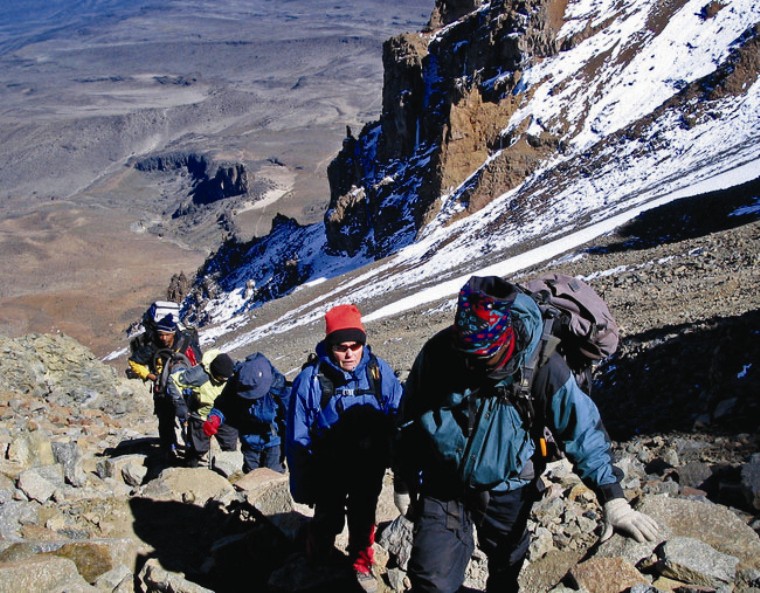 Kilimanjaro hiking trail