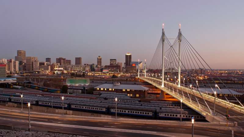 Nelson mandela bridge johannesburg
