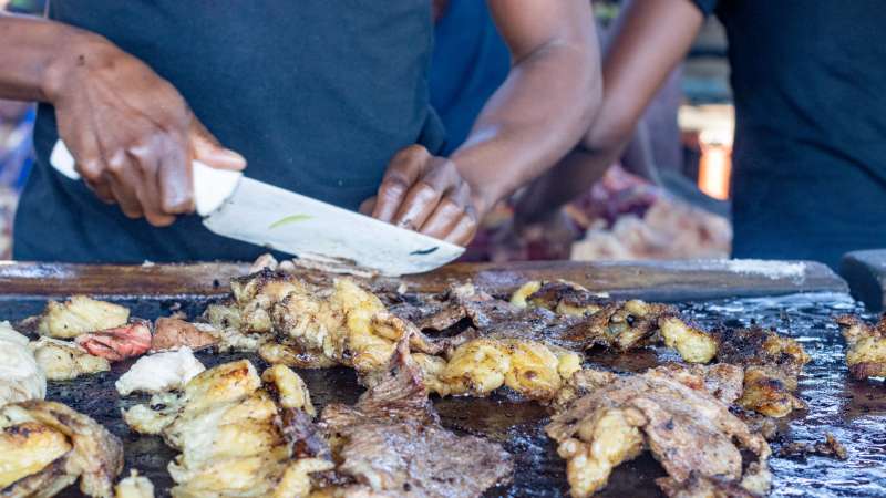 Oshetu Market in Katutura Township Namibia