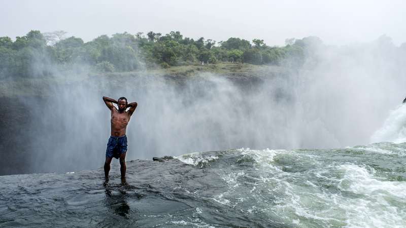 Devils pool victoria falls zambia