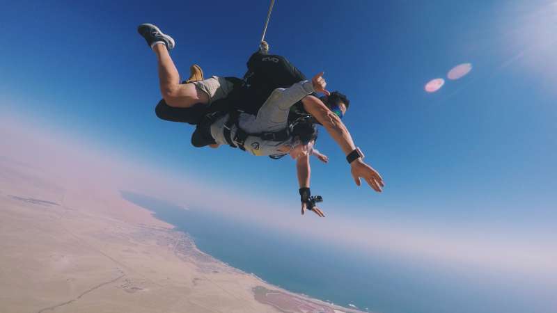 Adventure sky diving swakopmund