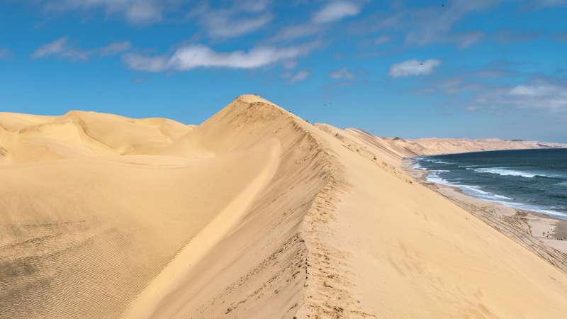 Sandwich Harbour sand dunes near Swakopmund