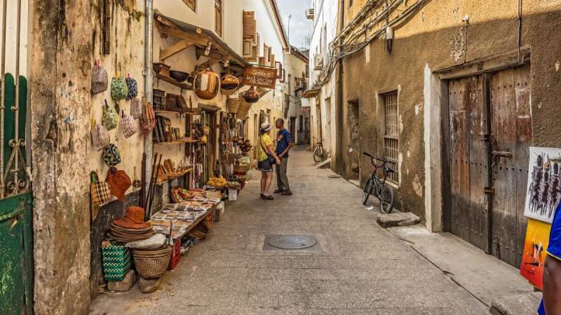 Curio stall stone town