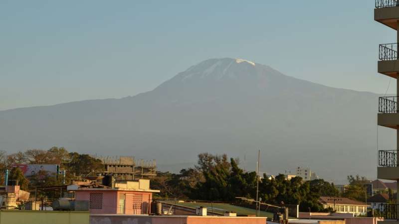 View of kilimanjaro from moshi