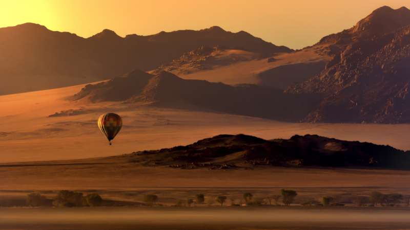 Balloon safari Sossusvlei namibia