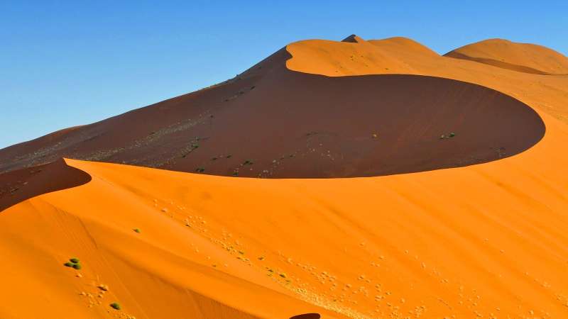 Red sand dunes of sossusvlei