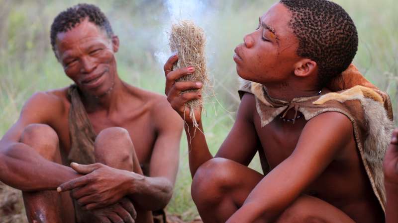 San Bushmen Experience in the Kalahari Desert