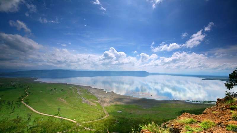 View over lake nakuru