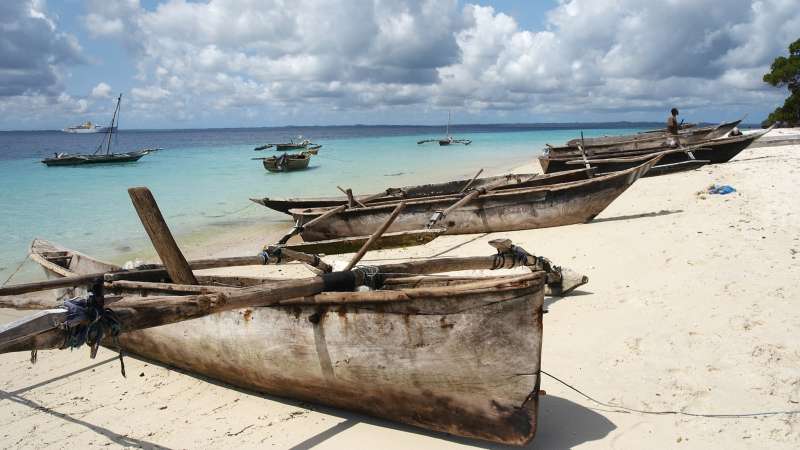 Traditional zanzibar dhow