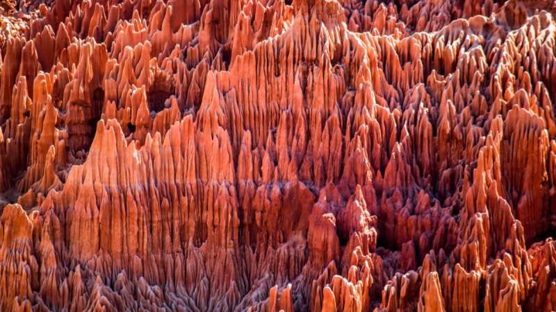 Red tsingy madagascar