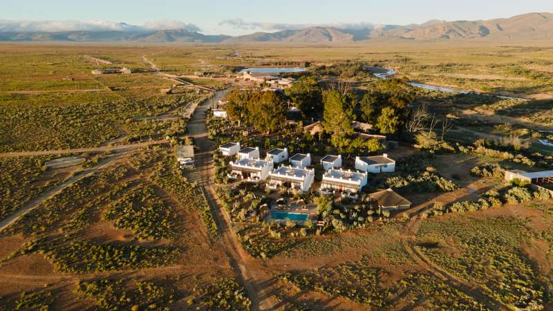 Inverdoorn lodges from above
