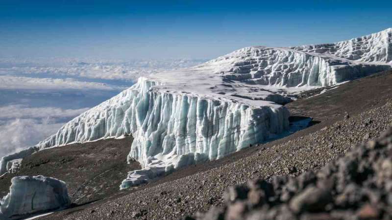 Mount kilimanjaro glaciers