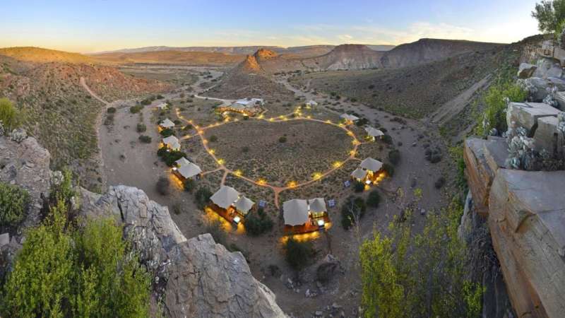 Dwyka tented lodge at sanbona wildlife reserve