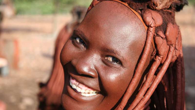Himba Woman Traditional Culture Namibia