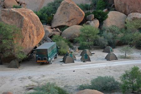 Africa overland tours camping