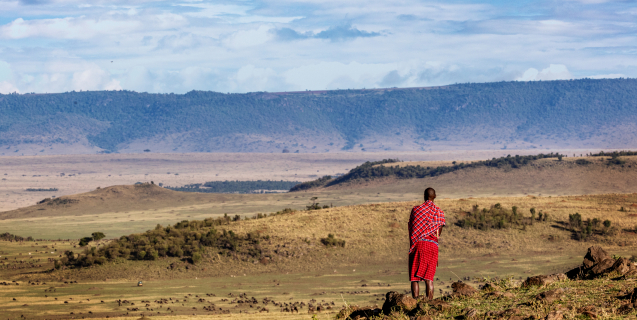Maasai African tribesman