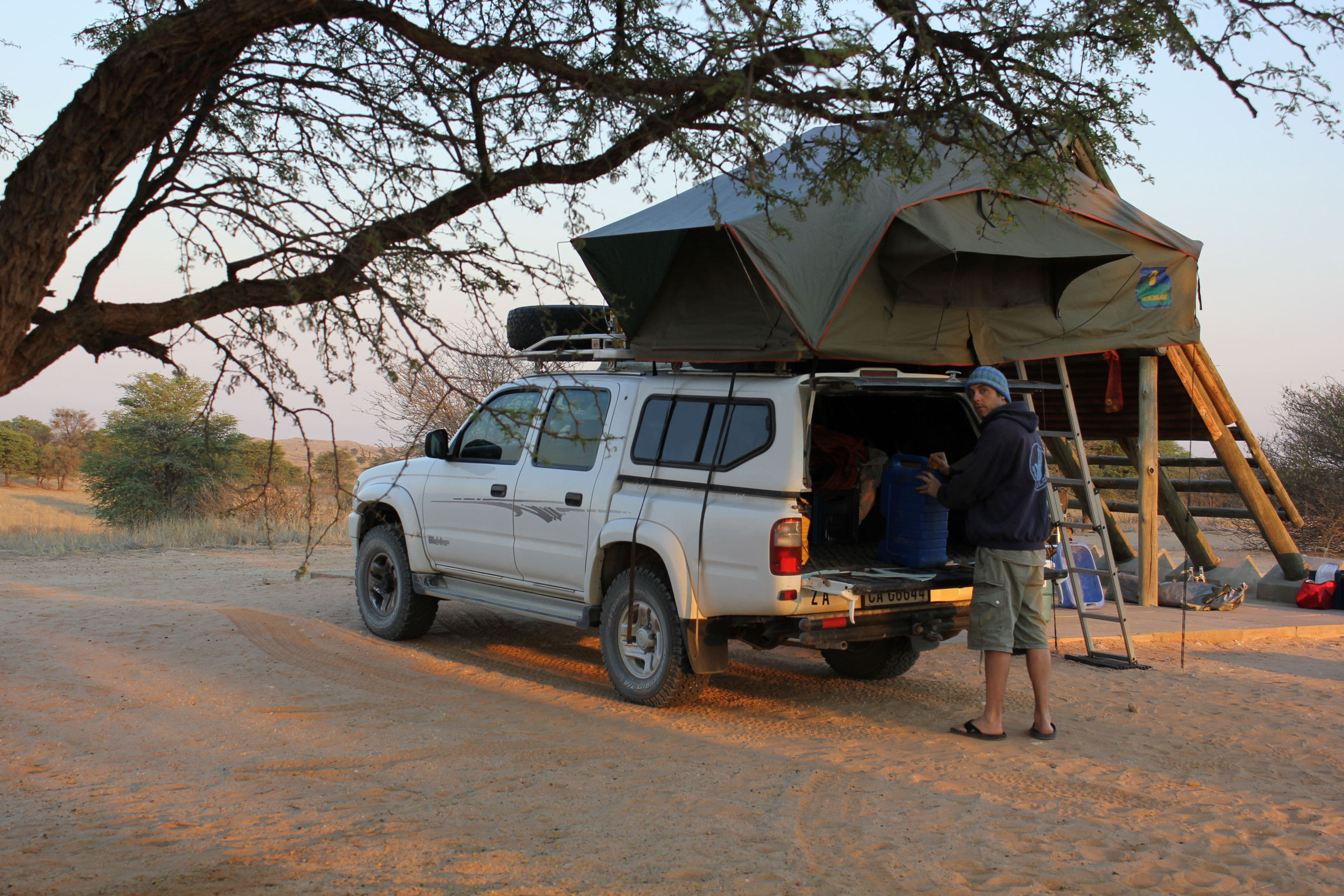 Daniel in Kgalagadi National Park Botswana