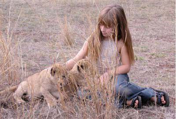 Tippi and Lion Cubs