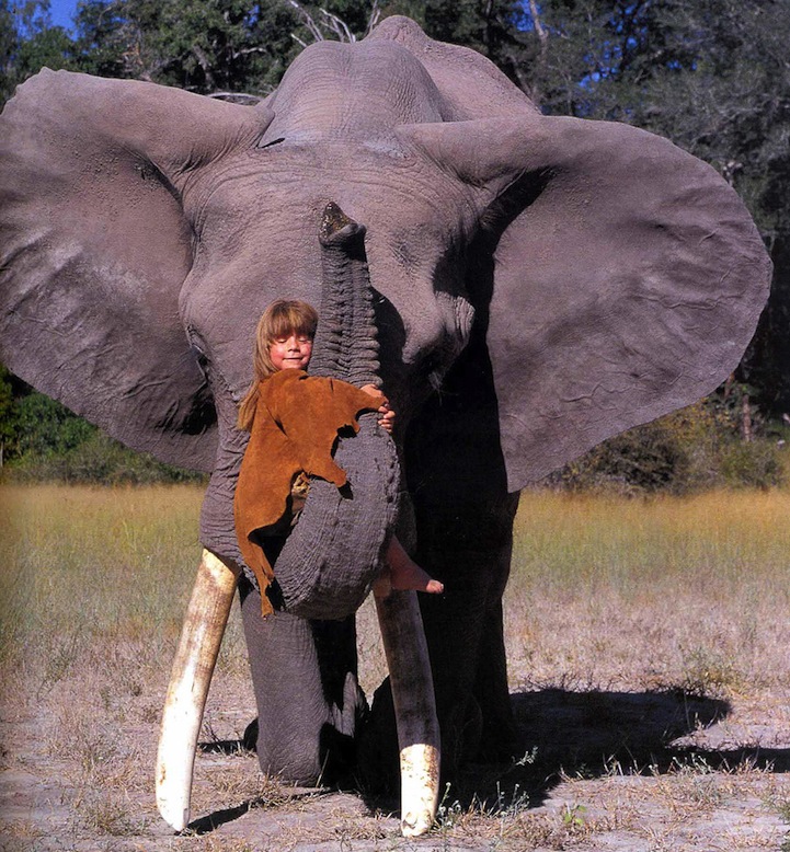 Tippi Degre and an African Elephant