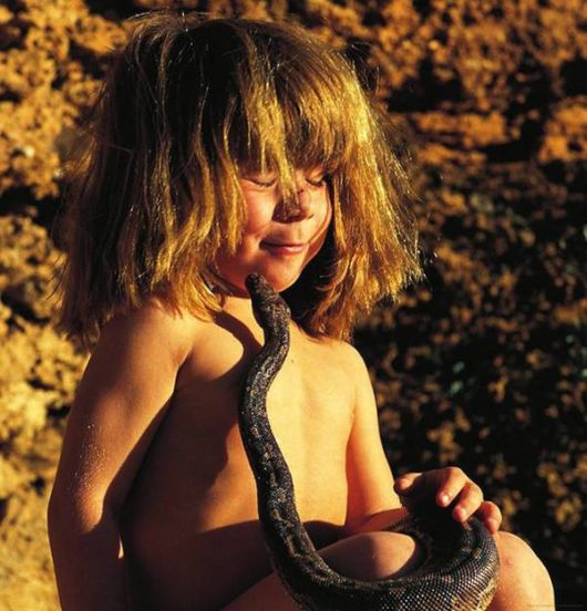 Tippi and a Snake