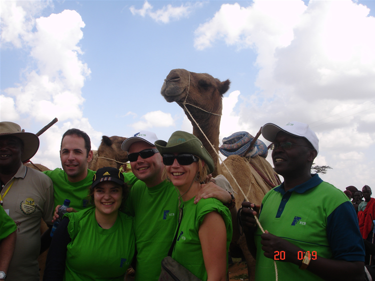 Camel Riders in Kenya